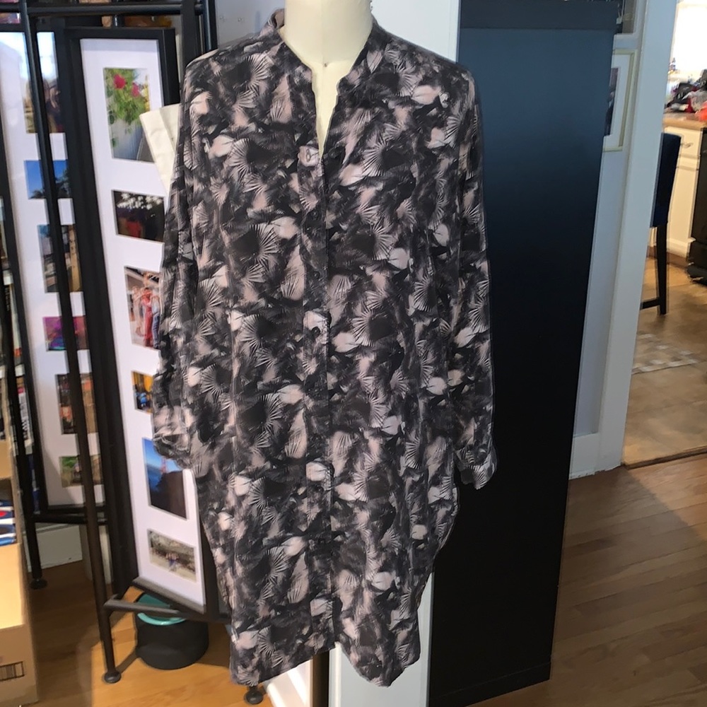 Allsaints Printed Button Front Tunic - image 1